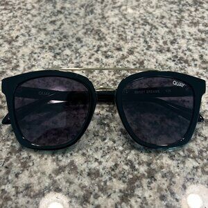 Quay Sweet Dreams Rounded Square Sunglasses With Brow Bar